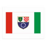 Federation of Bosnia & Herzegovina Flag Postcard