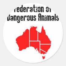 Federation of Dangerous Animals Sticker