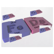 Feds as Fe Iron and Ds Darmstadtium Letterhead