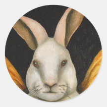 Fée de lapin autocollant