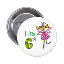 fée de princesse de 6 ans badges avec agrafe