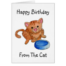 Feed Me Now Birthday Card
