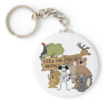 Feed the Animals Key Chain