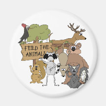 Feed the Animals Refrigerator Magnets