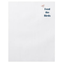 Feed The Birds Reminders Flyer Design