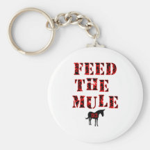 Feed The Mule Johan Franzen Keychain