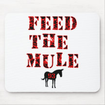 Feed The Mule Johan Franzen Mouse Pads