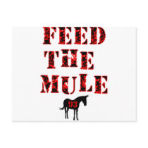 Feed The Mule Johan Franzen Postcard