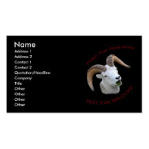 Feed The Rangers Business Card Template