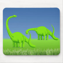 Feeding Dinosaur Mouse Pads