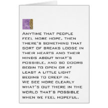 Feel More Hope Greeting Cards