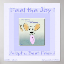 Feel the Joy - Adopt a Best Friend Posters