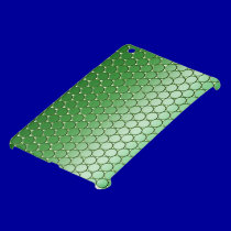 Feelin' Green - Dot Pattern ipad mini cases