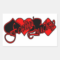 Feelin' Lucky stickers