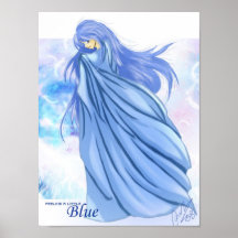 Feeling a Little Blue.. Print