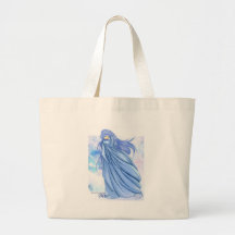 Feeling a Little Blue Tote Bags