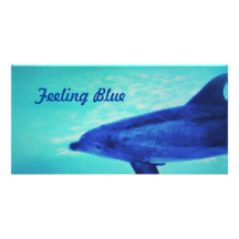 Feeling Blue Photo Card