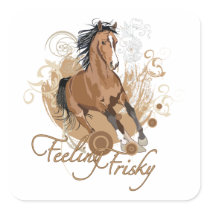 Feeling Frisky Sticker