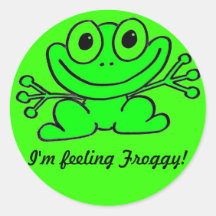 Feeling Froggy Stickers