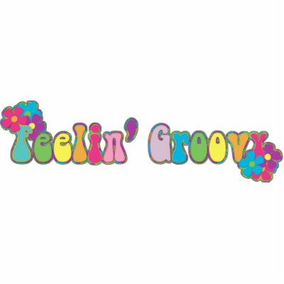 Feeling Groovy 3x2 Pin Acrylic Cut Outs by Hafapea