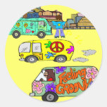 Feeling Groovy Baby Boomer Sticker