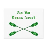 Feeling Lucky Kayak Postcard