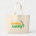 Feeling Lucky Rainbow Tote Bags