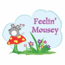 feeling mousey adorable mouse in garden photo cutout