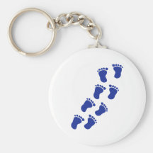 Feet baby keychain