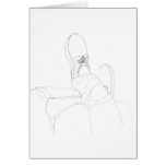 feet greeting card