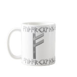 Fehu Rune grey Coffee Mug