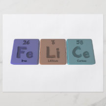 Felice as Iron Lithium Cerium Custom Flyer