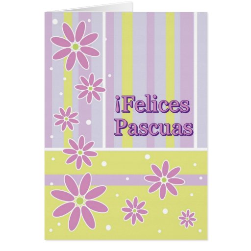 Felices Pascuas Spanish Easter Greeting Card Zazzle