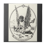 Felicien Rops - Rare fish Ceramic Tile