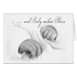 Félicitations de bébé cartes de vœux