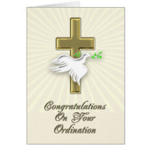Félicitations de classification avec une croix d'o carte de vœux