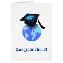Félicitations d'obtention du diplôme carte de vœux