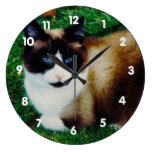 Feline Beauty Wall Clock