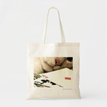 Feline Blackjack Canvas Bag