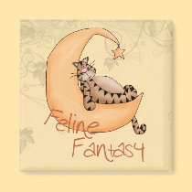 Feline Fantasy magnets