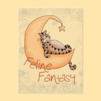 Feline Fantasy postcards