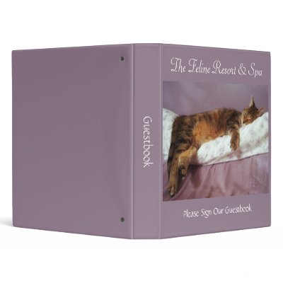Feline Resort & Spa Guestbook by Victoreeah