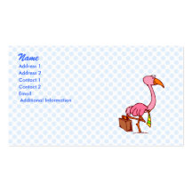 Felix Flamingo Business Card Templates