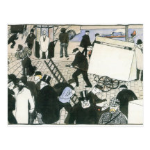Felix Vallotton - Street scene Postcards