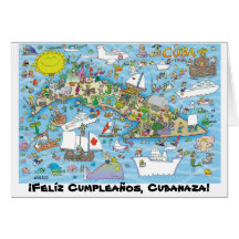 ¡ Felíz Cumpleaños, Cubanaza ! Cartes De Vœux