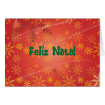 Feliz Natal Grußkarte