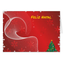 Feliz Natal Grußkarte