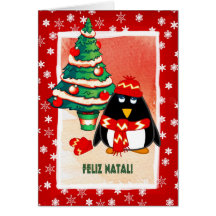 Feliz Natal. Portuguese Christmas Cards