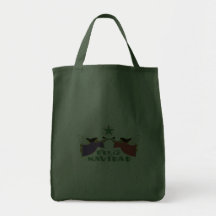 Feliz Navidad Canvas Bags
