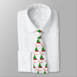Feliz Navidad - Christmas Tree with Red Ribbon Neck Wear